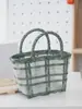 Nova Bolsa de Plástico Translúcido Trançada Bolsa de Presente de Mão Bolsa Trançada à Mão Bolsa de Gelatina Bolsa de Cesta de Legumes de Mão