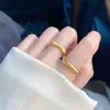 Anillo Ojo de Gato Popular de Xiaohongshu Moda para Mujer Anillo Simple Estilo Ins Lujo Accesible Anillo de Pareja de Gama Alta Venta al por Mayor