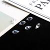 Miçangas de Vidro Coloridas em Forma de Gota Miçangas Diamantadas Feitas à Mão DIY Cortadas Miçangas Bordadas à Mão com Furo Lateral Miçangas de Cristal Espalhadas Acessórios para Vestuário
