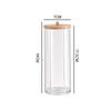 Caja de bambú PS con bastoncillos de algodón, contenedor redondo portátil, caja de almacenamiento para discos de algodón cosméticos, caja de algodón con hisopos para desmaquillaje
