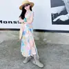 Vestido de Verano para Niñas 2026 Nuevo Casual Estilo Coreano Vestido Chaleco Floral para Niños Mayores Tendencia Transfronteriza