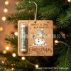 Etiquetas de decoración navideña más vendidas transfronterizas, nuevos colgantes navideños, letreros para puertas, colgantes de clip para dinero navideño