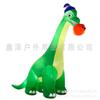 Modelo de gas de dinosaurio de Halloween transfronterizo Modelo de gas de Diplodocus navideño Modelo de gas luminoso de calabaza Accesorios de decoración para patio 13 pies