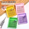 Set de Brocas de Diamante para Manicura Transfronterizo 6 Piezas En Caja Pre-Procesamiento para Eliminar Piel Muerta Set de Brocas de Alta Calidad