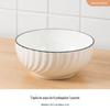 Louça de Mesa Cerâmica Esmaltada Prato Estilo Nórdico Simples Tigelas e Pratos de Influenciador Conjunto de Tigela e Prato Doméstico Tigela de Refeição Segura para Micro-ondas