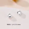 Prata de lei S925 prata lisa triângulo prata quebrada contas de triângulo de prata contas soltas de triângulo tridimensional acessórios para pulseira de contas DIY feita à mão