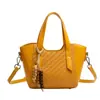 Bolso de mano de alta costura nuevo de principios de otoño Yuezhi 2026, bolso tipo cubo vintage para el día a día, bolso versátil de hombro y cruzado