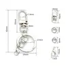 Chaveiros de Metal com Pingente Atacado do Fabricante, Acessórios de Ferragens para Bagagem, Travas de Porta, Conjunto de 4 Peças de Fivelas de Placa de Mola de Metal, Feito Sob Medida