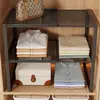 Estante Organizador de Capas para Almacenamiento de Armario Extensible para Ropa Estante Desplegable para Armario Utilización del Espacio Estante para Zapatos