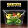 Bolsa de Conservación de Frutas Manzana Plátano Uva Transparente Portátil Auto-sellante Agujero Transpirable Bolsa de Embalaje de Plástico para Cerezas y Naranjas