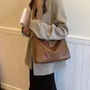 Bolsa de Gran Capacidad Bolso de Hombro de Moda Bolso Tote Casual para Mujer Bolso de Hombro Simple de Cuero Suave Bolso Grande Bolso Cruzado