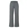 Terno feminino cinza calça flare, novo estilo outono 2026, cintura alta, emagrecedor, perna reta, calça bootcut casual petite