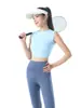 Pantalones de yoga a rayas de bloques de color para mujer, de cintura alta, control de abdomen, moldeadores de glúteos tipo durazno, secado rápido, elásticos, para correr, fitness, ajustados atléticos de tiburón