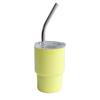 Taza de Coche Mini de 2-7 oz Acero Inoxidable 304 Linda Pequeña Fresca Pequeña Copa de Vino Portátil de Doble Capa con Popote