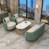 Sala de Espera Sofá de Recepción Set Hotel Cafetería Balcón Lujo Ligero Salón de Belleza Mesa y Sillas de Reunión Set