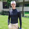 Ty Verão Sensação de Gelo Roupas de Golfe Masculinas Proteção Solar Roupas Camada Base Esportes Secagem Rápida Ajustada Roupa Íntima Camiseta de Manga Longa