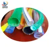 Venta Directa de Fábrica Manguera de Malla de PVC Manguera de Agua Piel de Serpiente de PVC Manguera de Malla Transparente Reforzada con Fibra Manguera Suave de PVC No Dura en Invierno Engrosada