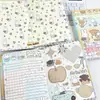 Cuaderno de Cuero Pintado con Collage de Conejo Miffy, Páginas Lindas a Todo Color, Diario Impreso de Alto Valor para Estudiantes