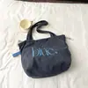 Bolso Tote con Cordón de Estilo Coreano Nuevo de Primavera con Colores Contrastantes, Bolso de Hombro Ligero con Estampado de Letras de Color Dopamina Fresco para Fitness