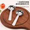 Cuchara medidora de acero inoxidable para café en polvo y leche en polvo, diseño todo en uno, adecuada para uso doméstico y comercial, cuchara medidora de cocina y repostería