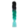 Trenzas Coloridas de Fibra Sintética Africana, Pelucas Degradadas, Cabello Trenzado, Extensiones de Rastas
