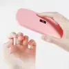 Secador de esmalte de uñas mini, lámpara de curado de uñas, alimentado por USB, plegable, lámpara UV Sunmini con forma de ratón, lámpara de arte de uñas