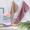 Gorro liso de terciopelo coral para secar el cabello femenino absorbente de secado rápido toalla absorbente para cabello largo pañuelo para la cabeza TikTok网红 mismo estilo gorro de ducha