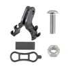 Suporte para Placa de Número de Competição de Bicicleta Clipe para Lanterna de Bicicleta Suporte de Lâmpada Quadro Fixo Marcador Traseiro Adaptador para Câmera Esportiva