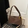 Bolso de Mano de Nicho Elegante Nuevo Invierno 2025 Bolso Cruzado de Cuero Suave Retro Bolso de Hombro Minimalista Chic de Moda