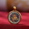 Mini Pingente de Caixa Pequena Thangka Gawu Pode Embalar Coisas Pintadas à Mão Olhos Franceses Combinando Tudo Simples Manjusri Farmacêutico Zakilam