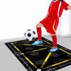 Entrenamiento de Pisadas de Fútbol Tapete Antideslizante Control de Balón Deportivo Tapete de Pasos Aislamiento Acústico para Interior Tapete de Acondicionamiento Físico