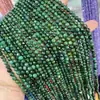 Contas de 4MM Contas facetadas de jade africano Ângulo de disco rígido Contas Mimi Contas