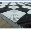 Modelo Nuevo 1.8cm Patrón PVC Sala de Lavado de Autos Piso de Rejilla Entrelazado Divisores de Piso sin Excavación Alfombrillas para Piso de Tienda 4S