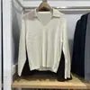 Suéter de punto acanalado para mujer, lavable a máquina, cuello medio abierto, colección primavera/otoño 2026, corte holgado 483919 482253