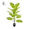 Plantas Verdes Simuladas Estilo Nórdico Transfronterizo, Plantas Grandes en Maceta, Hojas de Cala, Bonsái Perenne de Pie para Exteriores