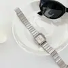 Reloj de Mujer Estilo Frío Estudiante Femenina Nicho Cuadrado Luz de Lujo Gama Alta Minimalista Reloj de Cuarzo Dropshipping