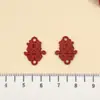 Mezcla 15 pintura roja festiva para bodas palabras felices bendición colgante DIY pulsera hecha a mano accesorios de joyería venta al por mayor