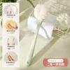 Cepillo espumante para baño con mango largo, cerdas suaves, doble cara para exfoliar y eliminar la suciedad, exfoliador de espalda, toalla de baño, bola de baño, herramienta espumante para la espalda