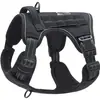 Coleira Peitoral Tática para Pet Outdoor Transfronteiriça Colete de Cachorro Refletivo de Segurança Cinto de Malha Ajustável Alça Corda de Tração