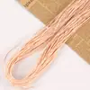 Banda elástica redonda de 0.8-2.0 mm, cordón elástico de látex colorido para joyería, manualidades hechas a mano y pulseras