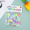 Exportação Transfronteiriça Resina Rosa Pulseira DIY Acessórios de Contas Cartão de Unha de Papel Cabeça Pulseira Acessórios de Contas Contas
