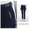 Pantalones de golf PGM para mujer, pantalones de tela deportiva, modernos, con logotipo colorido, bolsillo conveniente, cremallera invisible