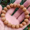 Pulseras de Bodhi de Nogal al por Mayor, Cuentas de Oración Budista, Pulseras para Hombres y Mujeres, Suministro de Fabricante de Joyería, Coleccionables Naturales