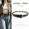 Nuevo Cinturón Marrón con Hebilla de Pin para Mujer Estilo Retro Casual Accesorio de Moda para Mujer Cinturón para Jeans Faldas