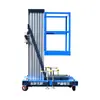 Plataformas Elevadoras de Aleación de Aluminio de Una y Dos Columnas en Stock, Plataformas Elevadoras de Gran Altura, Plataformas Elevadoras Hidráulicas Móviles para Mantenimiento de Hoteles