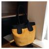 Bolsa Transversal Textura Cor Lisa Simples Nova Coleção Primavera/Verão 2025 Estilo Coreano Versátil Bolsa de Ombro Bolsa de Axila Bolsa Tote Bolsa Casual