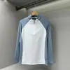 Comércio Exterior Transfronteiriço Roupas de Treinamento Meio Zíper Masculino Secagem Rápida Manga Longa Primavera, Outono e Verão Proteção Solar Roupas Esportivas para Atletismo