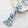 Cuerda Redonda de Poliéster Colorida de 5 mm con Alma Trenzada Cuerda Resistente al Desgaste para Atar Material para Llavero Creativo Colgante Hecho a Mano