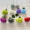 Pintura al Óleo Teñido con Serigrafía de Hortensia Simulada Hortensia Boda Decoración de Boda Arreglo Floral de Piso Arreglo Floral Comercio Exterior Mayorista Flores Artificiales