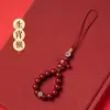 2026 Pulsera Colgante Cinabrio Cadena para Teléfono Calabaza de la Fortuna Adorno Estilo Antiguo Regalo Nueva Pulsera Cadena para Teléfono Anti-